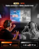 acer Wireless Gaming Headset, PS5 Headset with 2.4GHz for Ps5, Ps4, PC, Switch - Image 4
