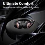 Wireless Headset with Mic for Work, Bluetooth Headphones with Microphone Noise - Image 4