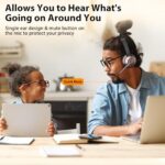 Bluetooth Headset, Wireless Headset with Noise Cancelling Microphone & Mute - Image 4