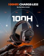 NUBWO Wireless Gaming Headset with Mic for Ps5 Ps4 PC, Zero Interference - Image 4