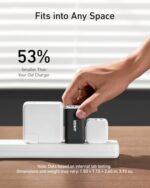 Anker Phone Charger, 65W 3-Port Fast Compact Foldable USB C Charger Block - Image 4