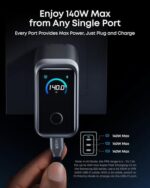 Anker Prime Charger, 160W Max 3-Port GaN Charger, for MacBook Pro Charger - Image 4