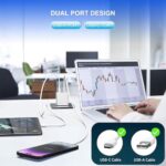 4 Pack USB C Charger Block,20W USB-C & USB-A Port Charger - Image 5