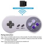 KIWITATA 2 Pack 2.4GHz Wireless Controller for SNES Original Console - Image 4