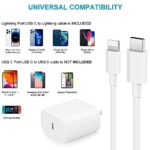 iPhone Fast Charger 3+3Pack 20W USB C Wall Charger with 6FT Fast Charging Cable - Image 4