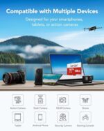 Lexar 64GB Micro SD Card 2 Pack, microSDXC UHS-I Flash Memory Card with Adapter - Image 3