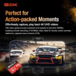 SIX M200 128GB Micro SD Card Read Up to 190MB/s for 4K UHD Continuous Recording - Image 4