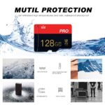 2 Pack Micro sd Card 128GB Class 10 with Adapter High Speed Memory Card for - Image 4
