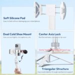 ULANZI TT88 Magnetic Tripod for iPhone 17, 57" Extendable Selfie Stick w Remote - Image 4