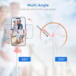 Selfie Stick Travel Tripod for Cell Phone with Remote Control and (B0DLNZSFTS) - Image 4