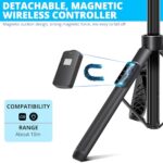 BZE 62 inches Extendable Selfie Stick Tripod with Wireless Remote & Phone Holder - Image 4