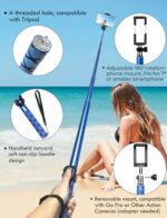 118'' 9.8ft Long Selfie Stick for iPhone, Android, Extended Super Long Pole - Image 4