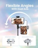 KraftGeek JustTap Phone Tripod for iPhone, Auto-Open Selfie Stick Tripod - Image 4