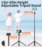 Gahenwo 69" Magnetic Phone Tripod for All Phones - Image 4