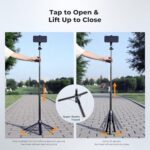 K&F CONCEPT 72" Selfie Stick for iPhone, Phone Tripod - Image 5