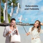 Selfie Stick Tripod, 40 in Retractable Tripod for iPhone with Wireless Remote - Image 4
