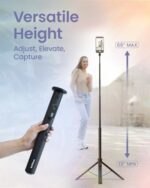 KraftGeek Magnetic Phone Tripod for iPhone MagSafe – 66'' Automatic Selfie Stick - Image 5