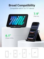 UGREEN Cell Phone Stand Holder for Desk Adjustable Compatible with iPhone 13 12 - Image 4