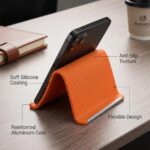 Portable Flexible Silicone Aluminum Phone Stand - Image 4