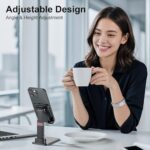 Phone Stand for Desk Cellphone Holder Height Angle Adjustable Stands - Image 4