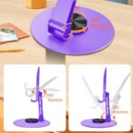 Universal Metal Cell Phone Stand, Multi-Angel Adjustable 360° Rotation Non-Slip - Image 4