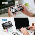 Tomorotec Iridescent Acrylic Phone Stand, Portable Phone Holder for Desk - Image 4