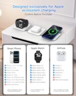 Charging Station for Apple Multiple Devices - 3 in 1 Foldable Magnetic Wireless - Image 4