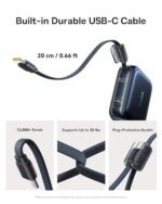 Baseus PicoGo AC22 Mini Power Bank, 10000mAh 45W PD Portable Charger Built-in - Image 4