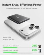 Baseus Picogo Power Bank, Smallest 5,000mAh Magnetic Wireless Charger with USB-C - Image 4