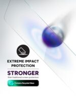 ZAGG Glass+ Screen Protector for iPhone 16/15 – 3X Stronger Tempered Glass with - Image 4