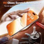 TOCOL for iPhone 17 Screen Protector 6.3 inch 9H Hardness Military Grade - Image 5