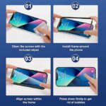 ImpactStrong Shatterproof Tempered Glass Screen Protector for iPhone 14 [Easy - Image 4