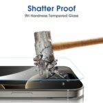 amFilm OneTouch for iPhone 16 Pro Screen Protector 6.3'' Tempered Glass - Image 4