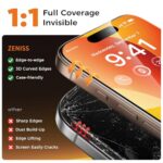 Zeniss NeverBreak 9H+ Hardness for iPhone 16 Pro Screen Protector 12FT Military - Image 4