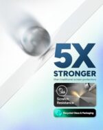 ZAGG Glass Elite Screen Protector for iPhone 16/15-5X Stronger, Reinforced Edges - Image 4