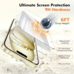 UNBREAKcable 2-Pack Screen Protector for iPhone 15/16 Tempered Glass - Image 4