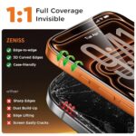 NeverBreak 9H+ Hardness for iPhone 17 Pro Screen Protector 12FT Military Grade - Image 4