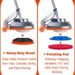 HHQ Commercial Floor Scrubber Machine, 13" Heavy Duty Orbital Floor Cleaner - Image 4