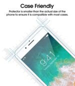 amFilm Screen Protector for Apple iPhone SE 2/ SE 3, iPhone 8,7, 6S and 6 - Image 4