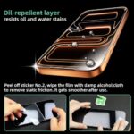 6 Pack Plastic Screen Protector Compatible for iPhone 17 Pro Max 6.9 inch 2025 - Image 4