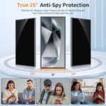 2 Pack Galaxy S24 Ultra 25° Privacy Screen Protector - Image 4