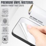 2Pcs Skin Wrap Compatible for iPhone 16 Plus – Slim Decal Vinyl Protective Film - Image 5