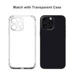 Skin Wrap Compatible with iPhone (Black, 13 Pro Max) - Image 3