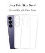 2 Pack Protective Films Compatible with Galaxy S26 Skin Wrap (White) - Image 4