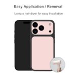 Phone Back Skin Wrap Compatible with iPhone 17 Pro Max (Pink) - Image 4