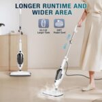 Steam Mop - 11-in-1 Steam Cleaner for Home with 15.2 OZ Water Tank & 23FT Power - Image 4