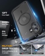 Miracase for iPhone 17 Case 6.3'', Full-Body Bumper Military Drop Protection - Image 4