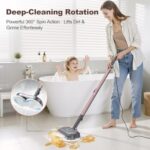 Scrubbing Steam Mop with Rotating Pad,Spin Steam Cleaner for Floor Cleaning - Image 5