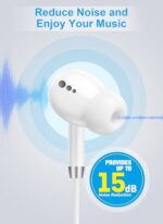 USB C Headphones for iPhone 17 16 15, Wired Earbuds with Mic & Remote Control - Image 4