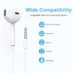 Wired Earbuds 4 Pack, Earbuds HiFi Stereo Wired Earphones Headphones with - Image 4